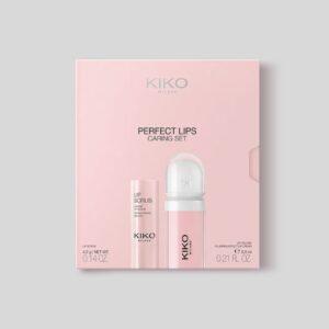 Lūpų priežiūros rinkinys KIKO MILANO „Perfect Lips Caring Set“ blizgesys “Tutu Rose”