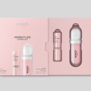Lūpų priežiūros rinkinys KIKO MILANO „Perfect Lips Caring Set“ blizgesys “Tutu Rose”