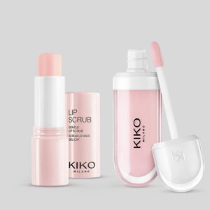 Lūpų priežiūros rinkinys KIKO MILANO „Perfect Lips Caring Set“ blizgesys “Tutu Rose”
