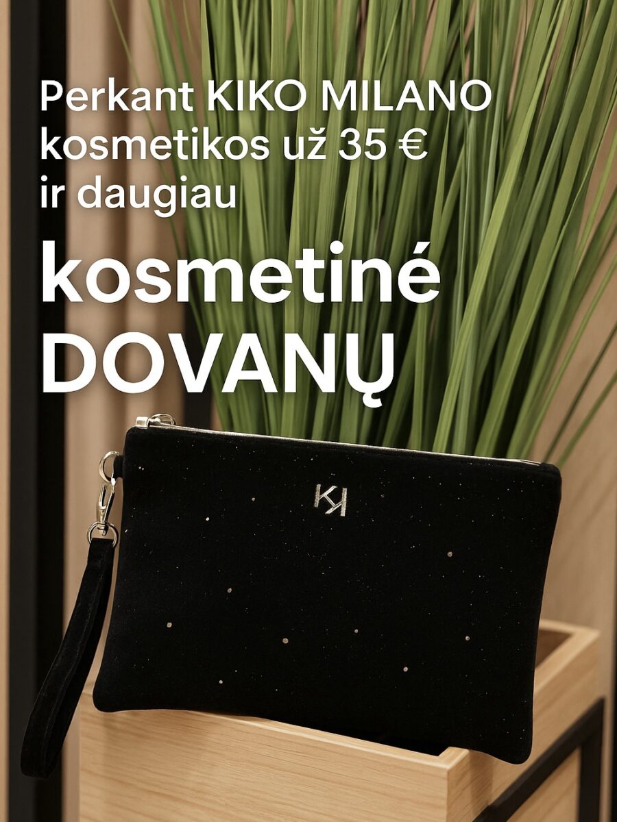Prekant KIKO MILANO kosmetikos - kosmetinė dovanų
