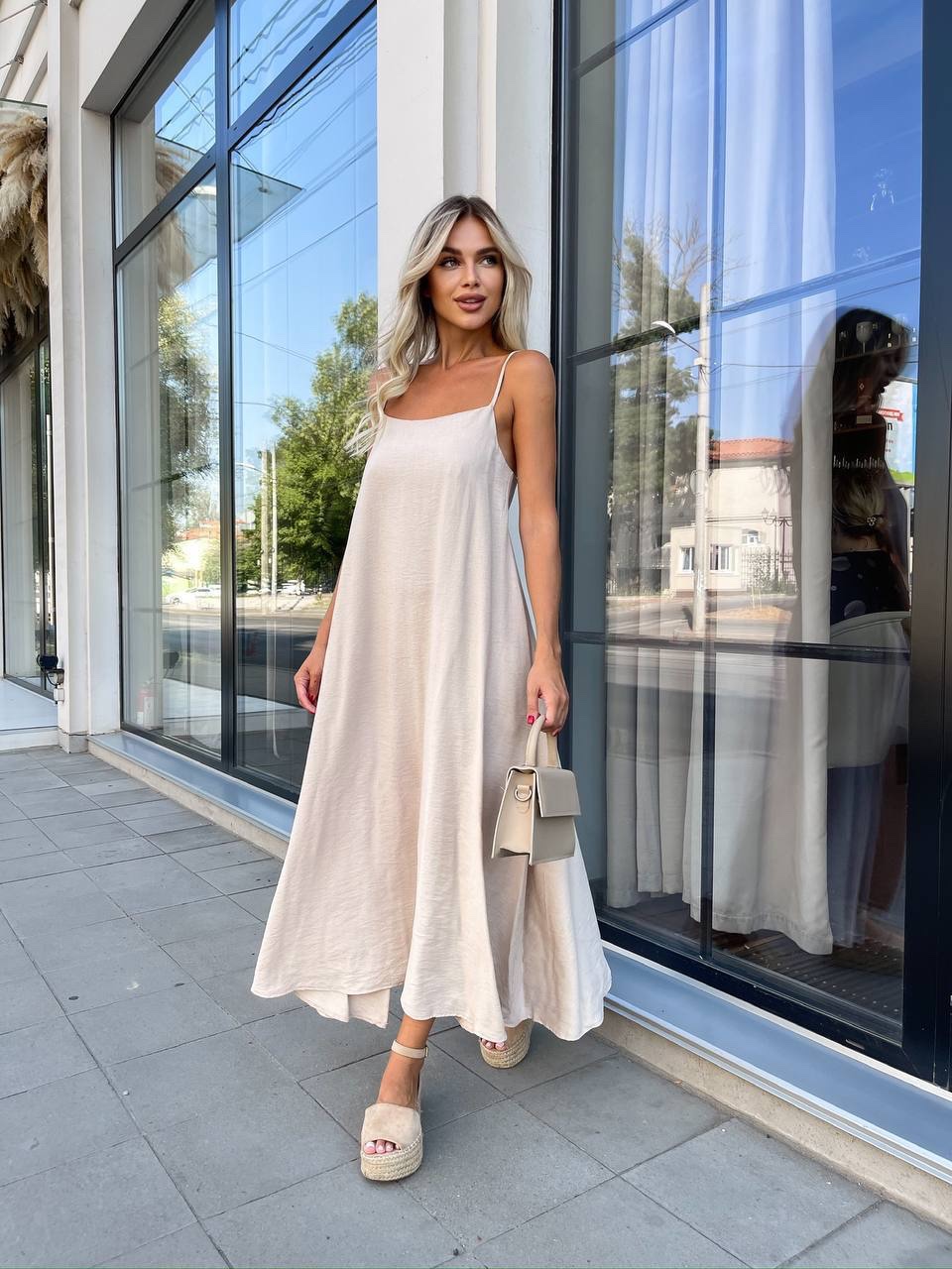 Lininė suknelė “Bohema”