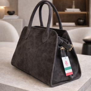 Lugisanto natūralios verstos odos rankinė “Šokoladas”