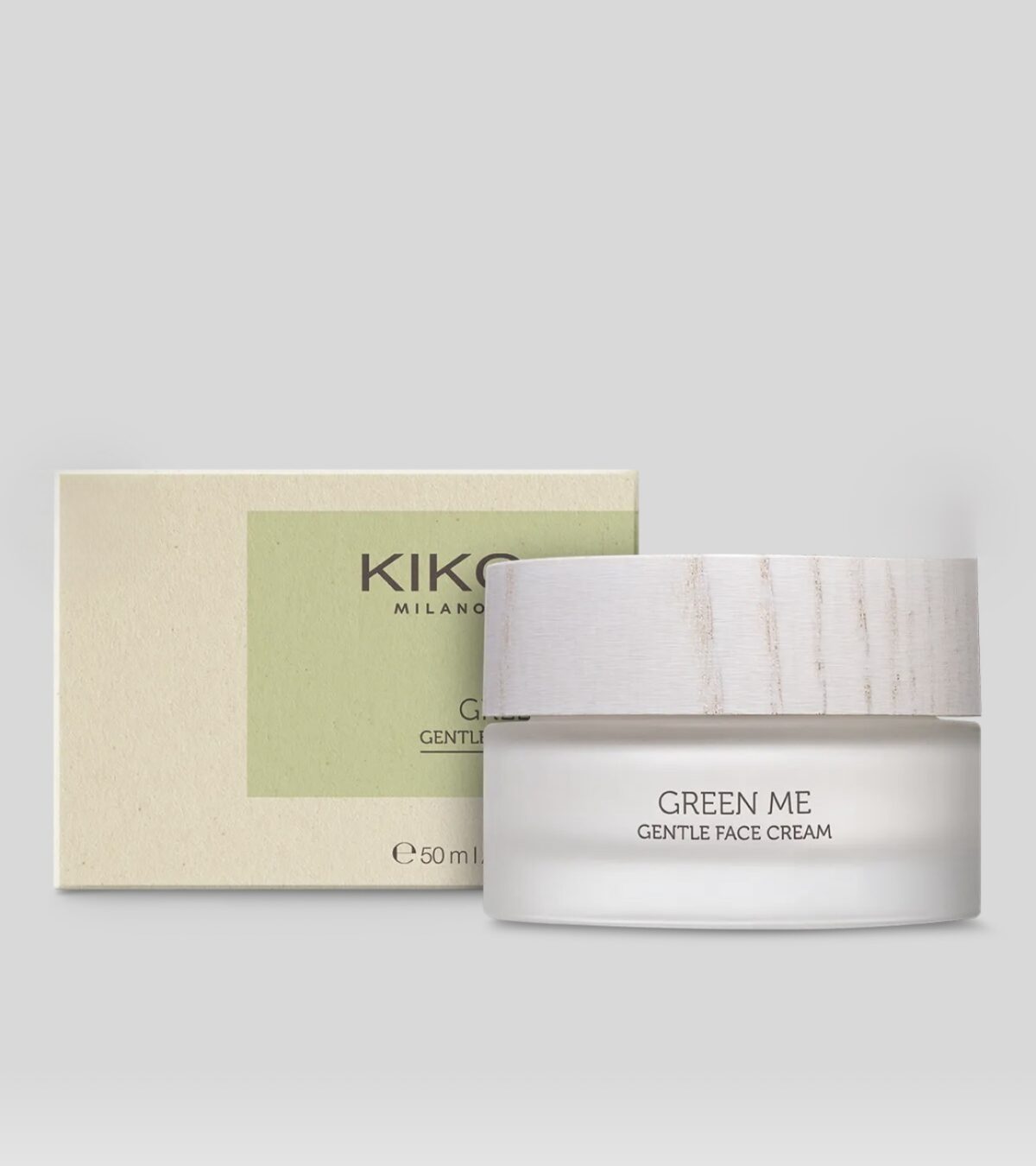 Kiko milano GREEN ME veido kremas su drėkinamuoju poveikiu