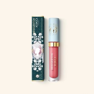 🌸 KIKO MILANO Bridgerton Brilliant Bliss lūpų blizgesys 02 – Blushing Nectarine