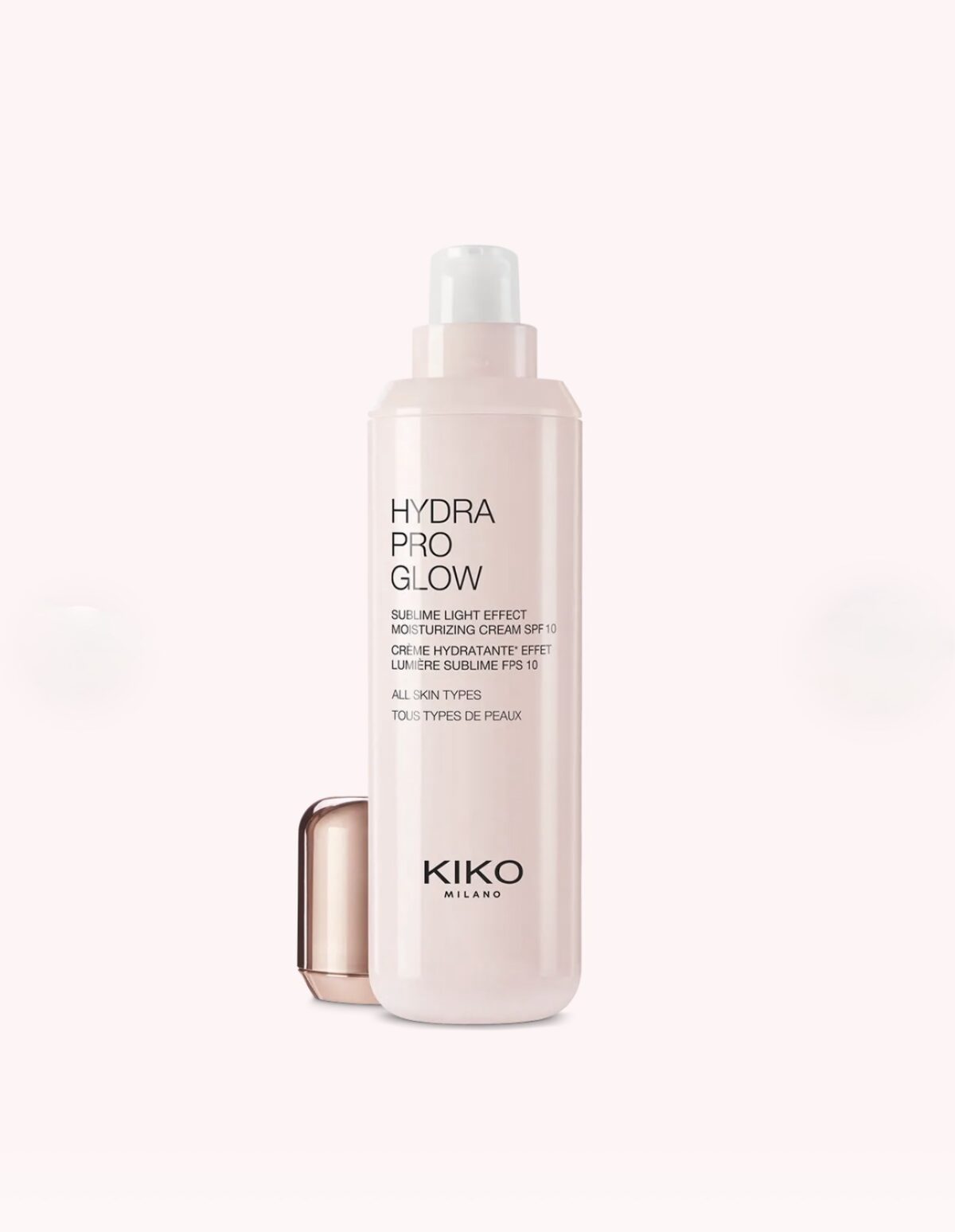 KIKO MILANO Hydra Pro Glow drėkinamasis kremas su hialurono rūgštimi ir SPF 10