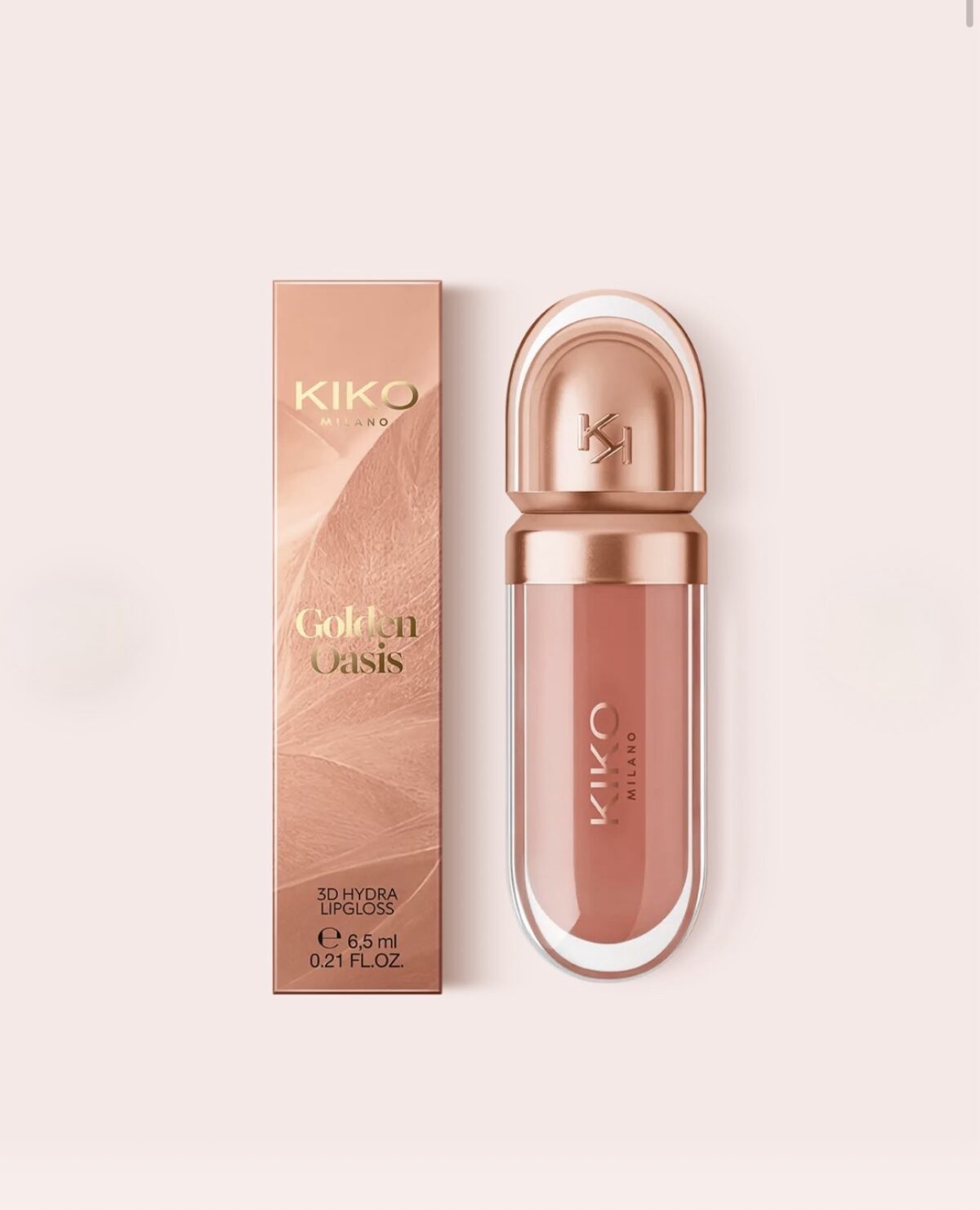 KIKO MILANO Golden Oasis 3D Hydra Lip Gloss 05 - lūpų blizgesys
