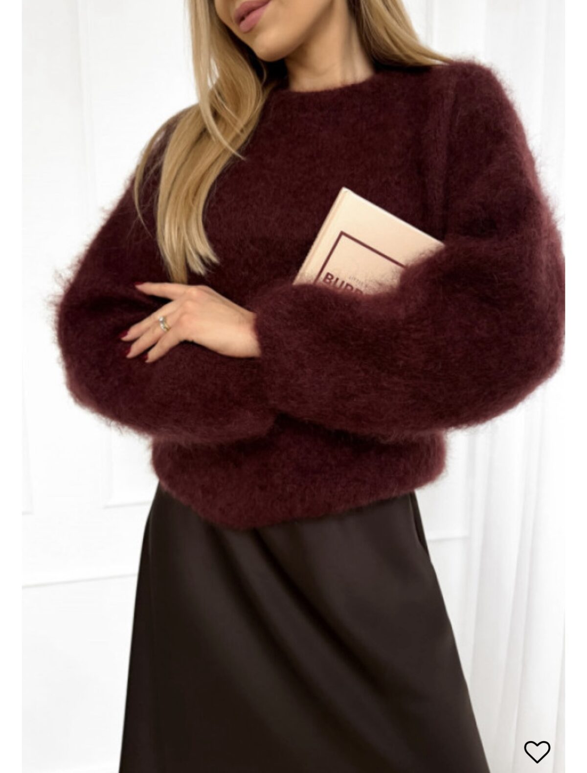 Moherinis megztinis “Burgundy”