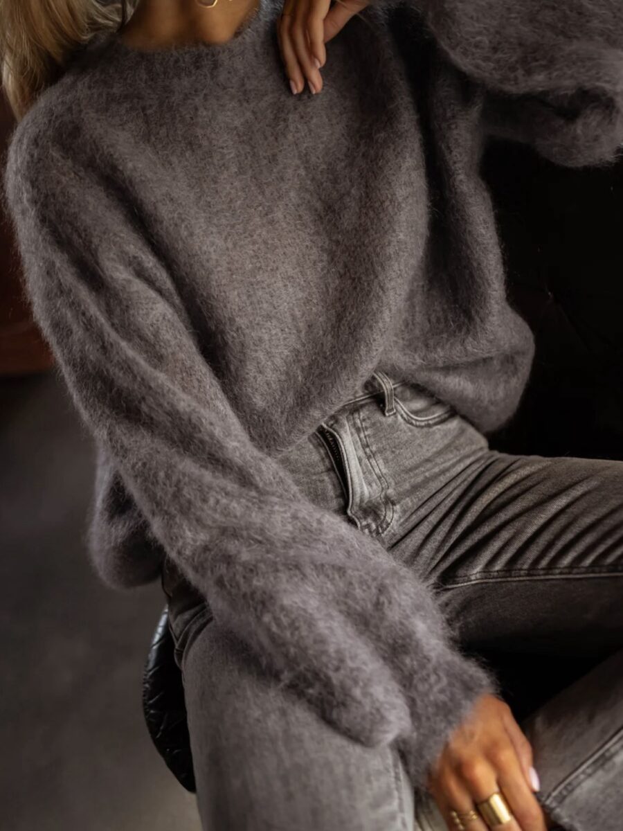 Moherinis megztinis “Grey”