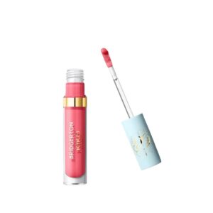 🌸 KIKO MILANO Bridgerton Brilliant Bliss lūpų blizgesys 02 – Blushing Nectarine