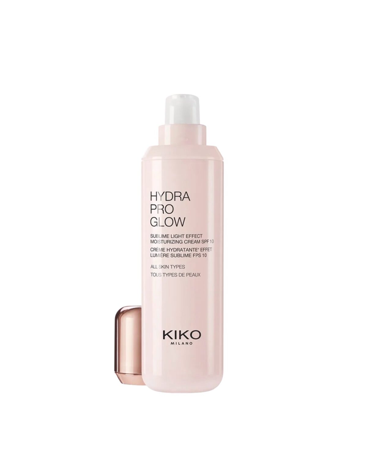KIKO MILANO Hydra Pro Glow drėkinamasis kremas su hialurono rūgštimi ir SPF 10