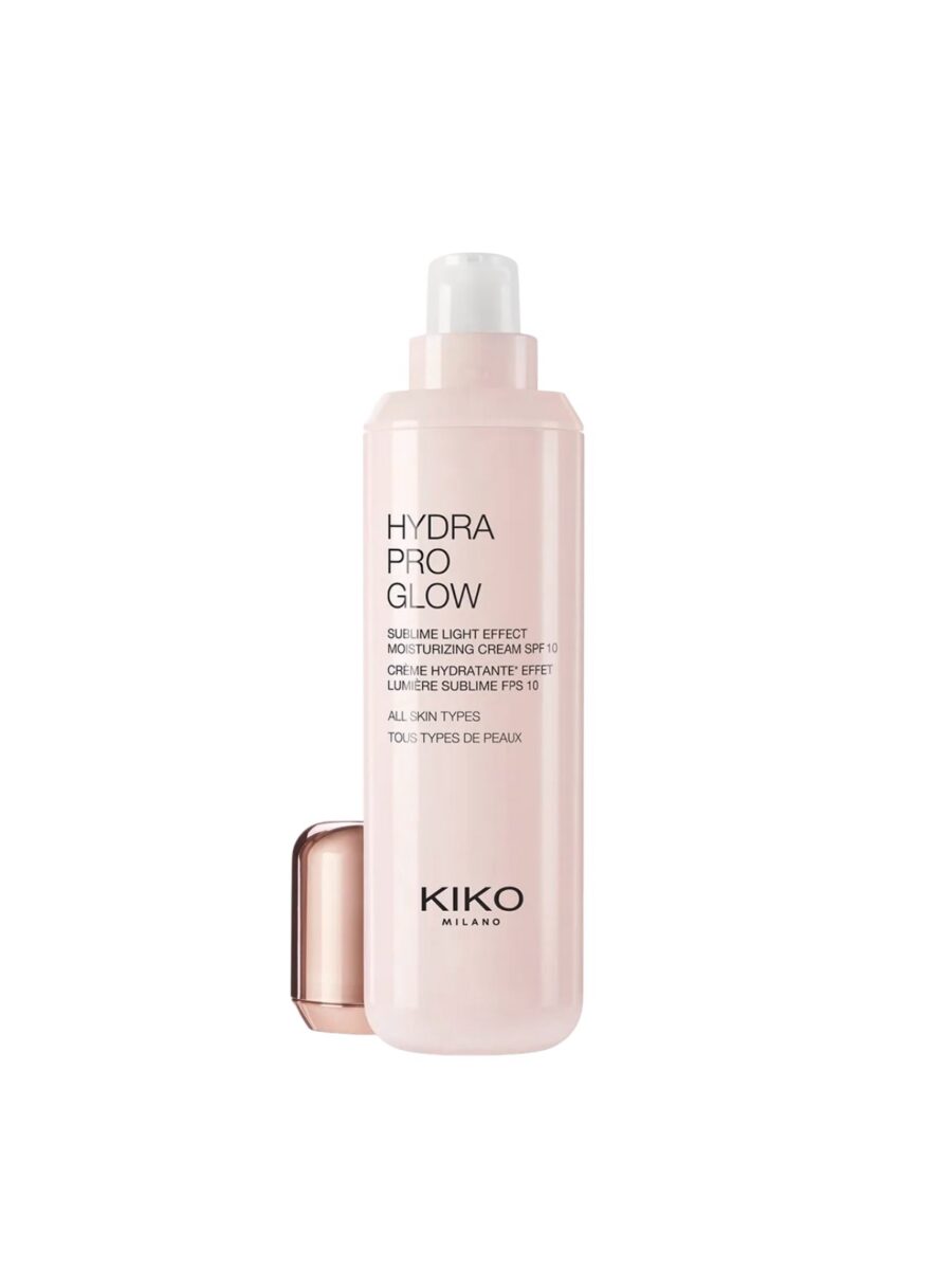 KIKO MILANO Hydra Pro Glow drėkinamasis kremas su hialurono rūgštimi ir SPF 10