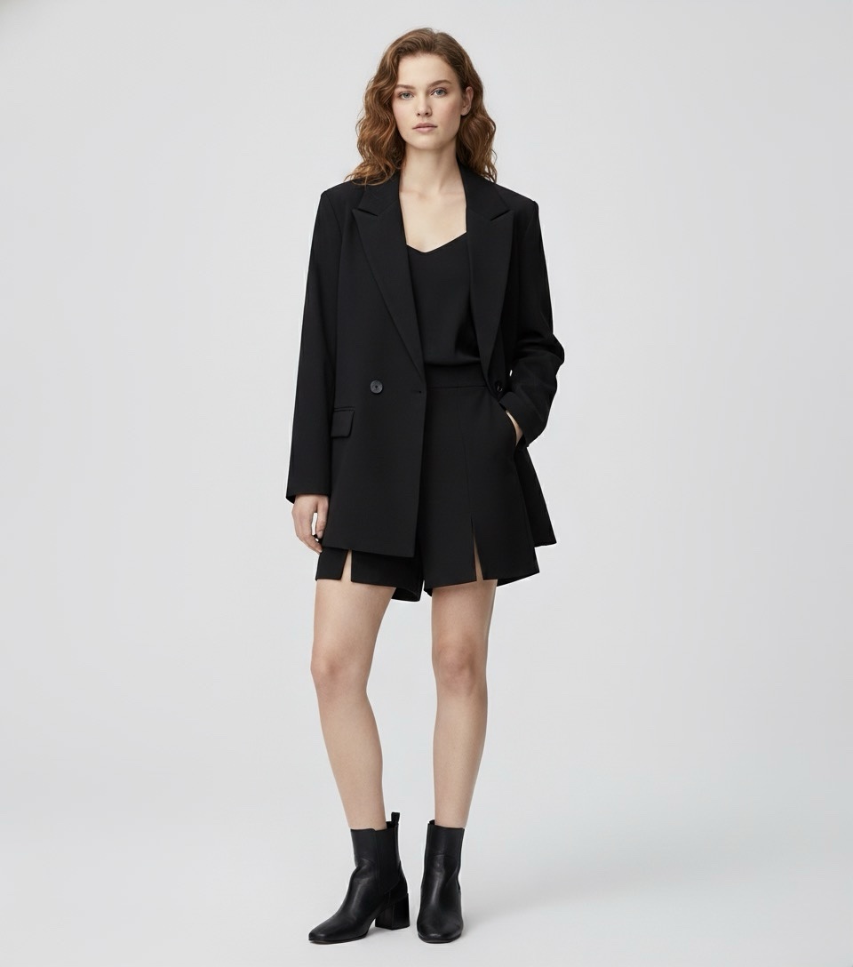 Klasikinis juodas švarkas