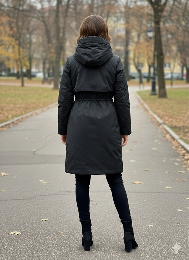 Dvipusė striukė juoda/ruda