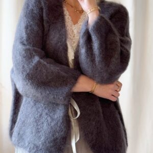 Moherinis kardiganas “Grey”