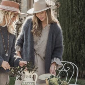 Moherinis kardiganas “Grey”