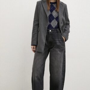 Balloon stiliaus džinsai