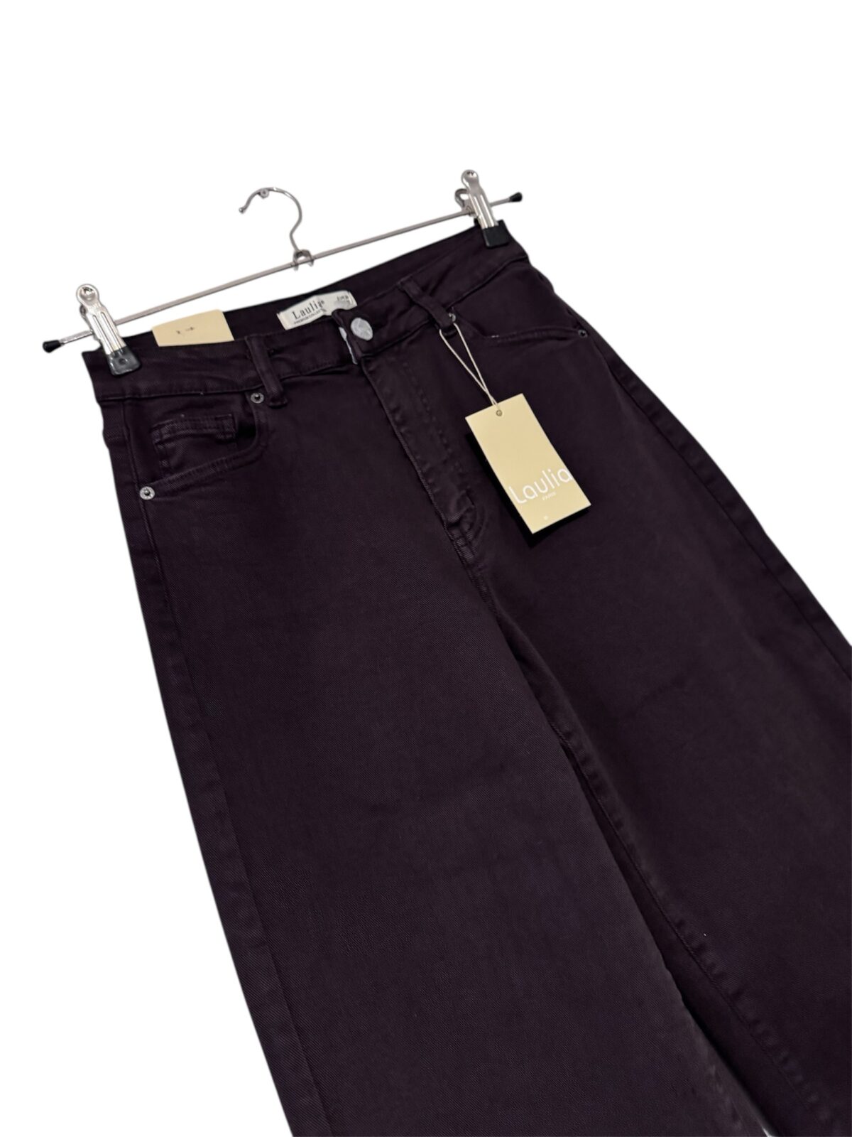 Klasikinio kirpimo džinsai juodo šokolado / kavos atspalvio