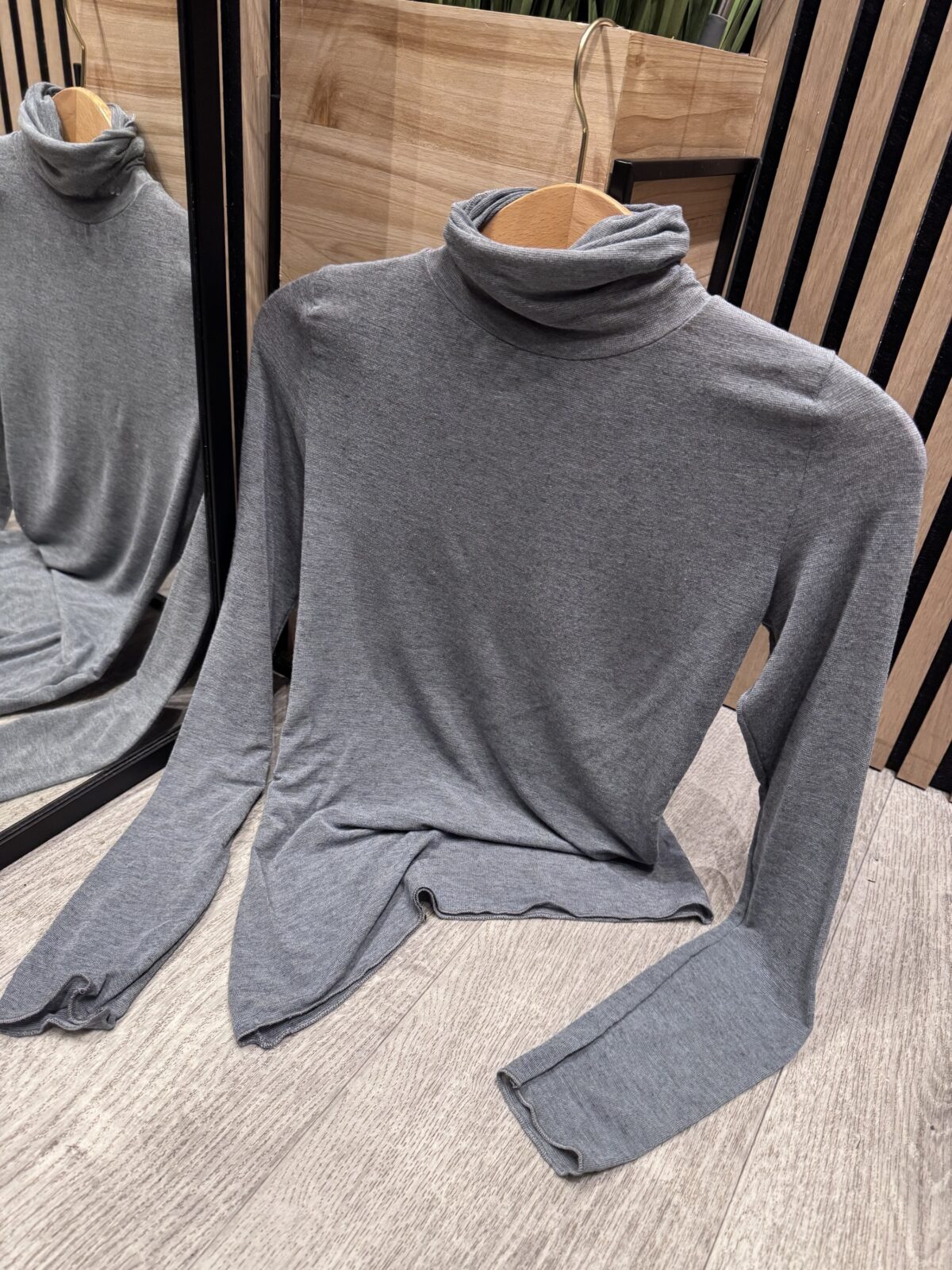 Kašmyro golfas palaidinė - pilka