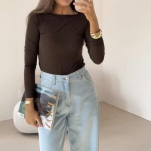 Kašmyro palaidinė - ruda