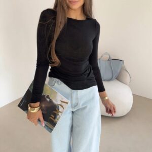 Kašmyro palaidinė - juoda