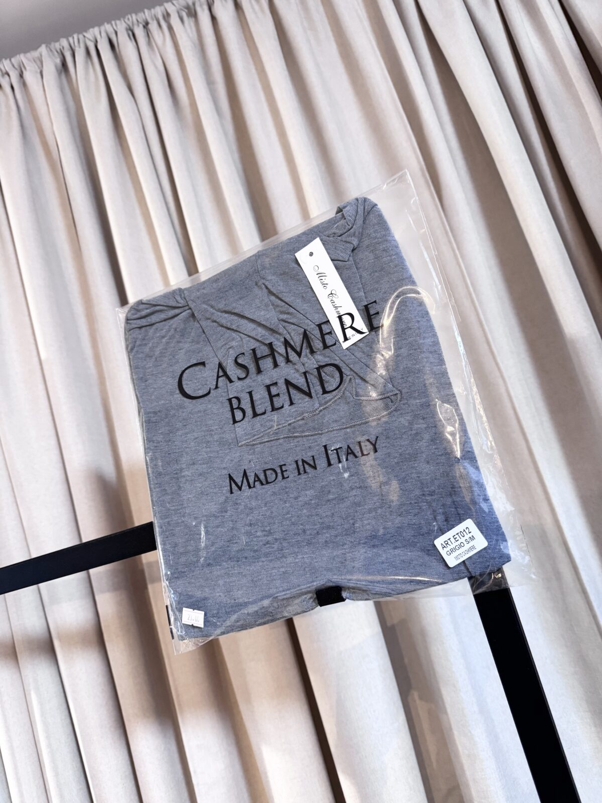 Kašmyro golfas palaidinė - pilka