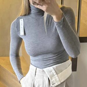 Kašmyro golfas palaidinė - pilka