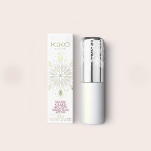 KIKO MILANO Snow-Kissed Holiday Sparkly Peaks Lipstick 01 – lūpų dažai