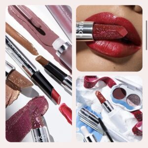 KIKO MILANO Snow-Kissed Holiday Sparkly Peaks Lipstick 02 – lūpų dažai