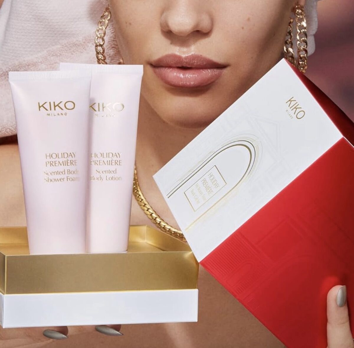 KIKO MILANO Holiday Première My Beauty Time Body Gift Set – kūno priežiūros dovanų rinkinys
