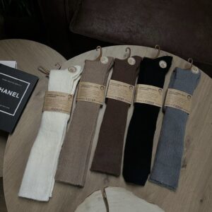 Cosas ilgos kašmyrinės kojinės iki kelių – 5 vnt. rinkinys