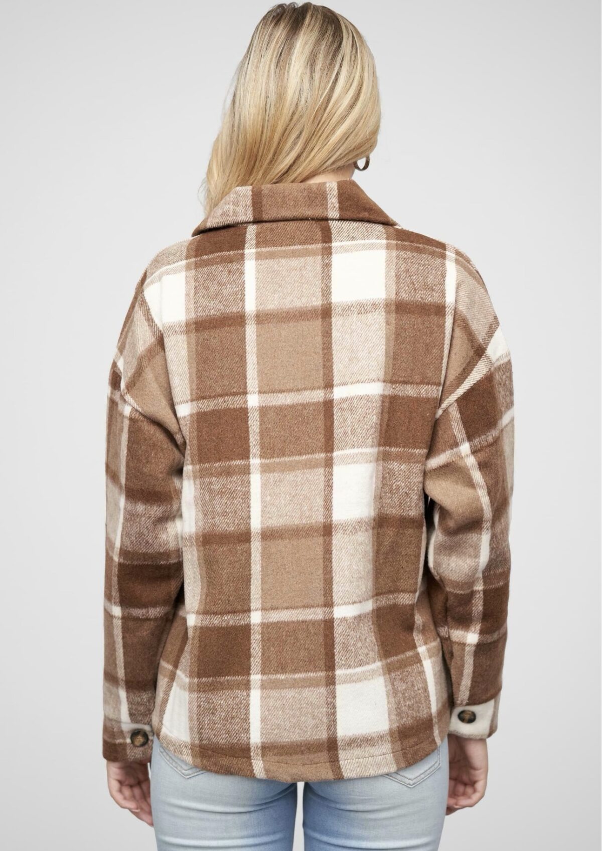 Rudi–smėliniai megztuko tipo marškiniai „Cloud Five“ stiliaus