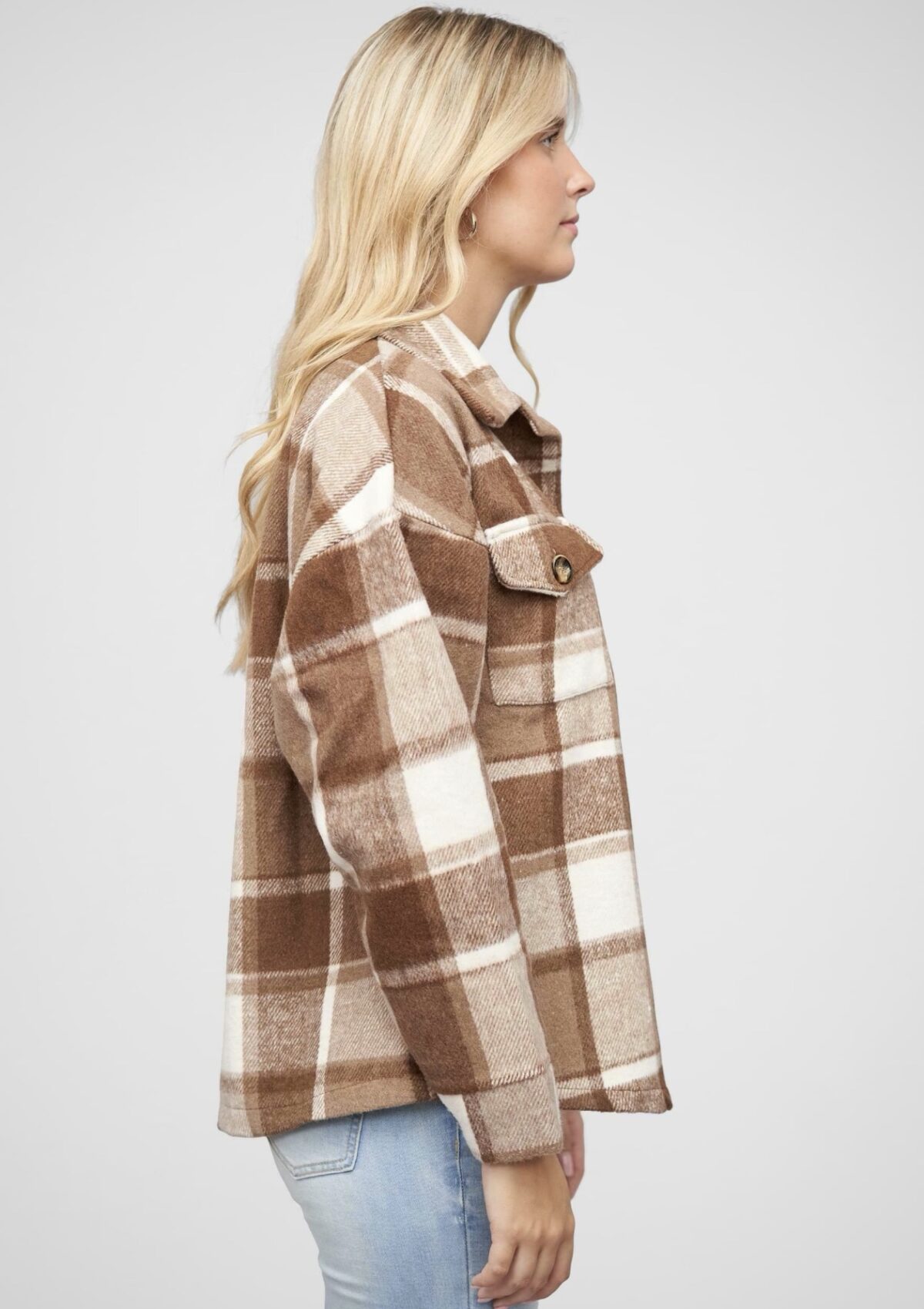 Rudi–smėliniai megztuko tipo marškiniai „Cloud Five“ stiliaus