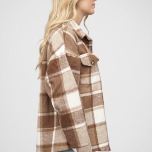 Rudi–smėliniai megztuko tipo marškiniai „Cloud Five“ stiliaus