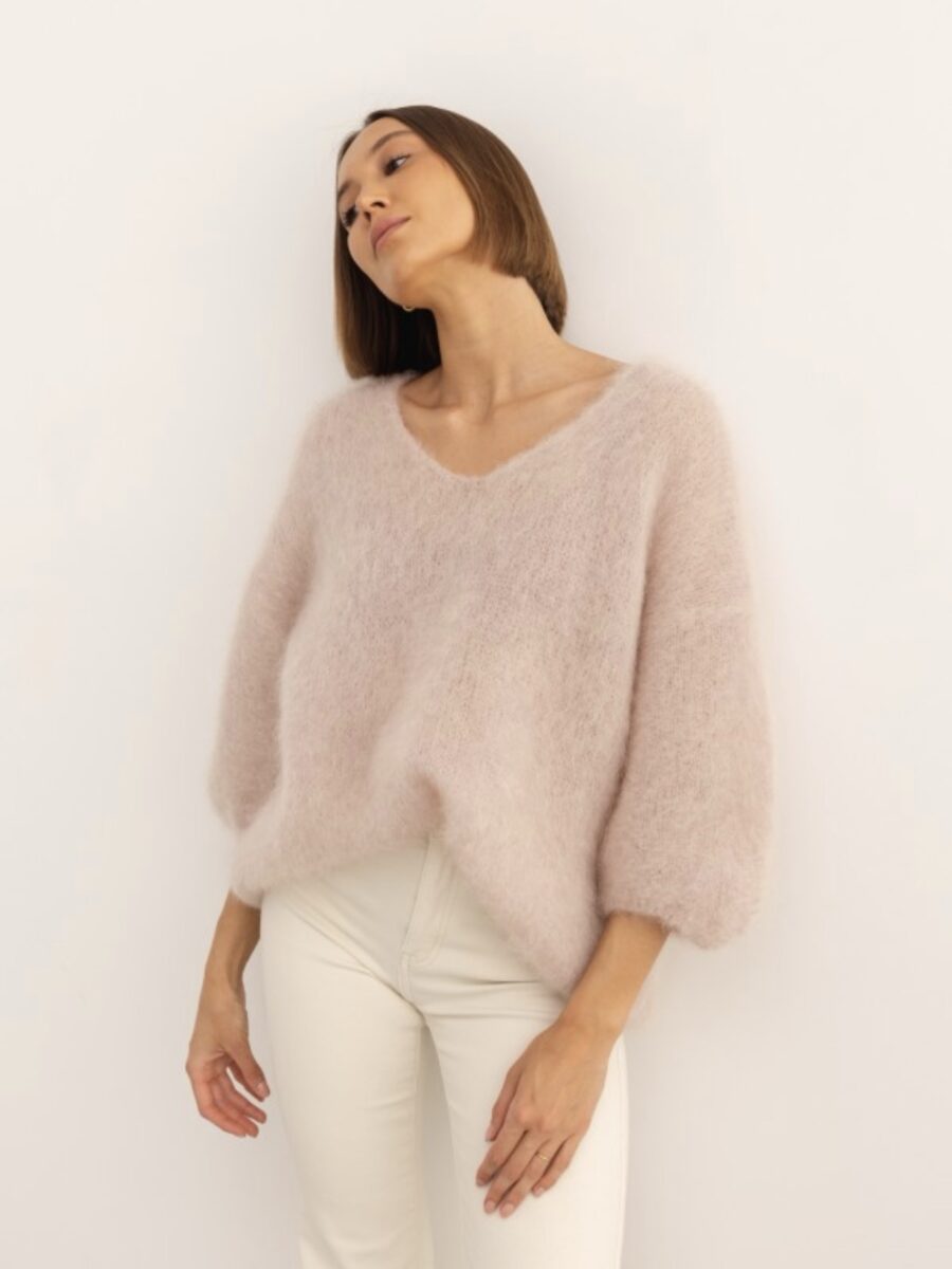 screenshot-698 Minkštas moheros megztinis – moteriškas megztinis (kid mohera, pudros-rožinė)