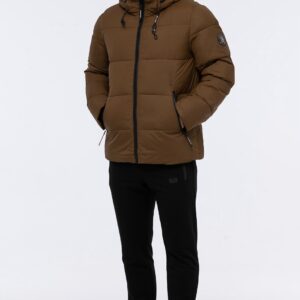 Vyriška žieminė striukė - ruda