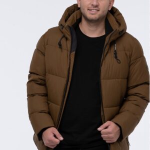 Vyriška žieminė striukė - ruda