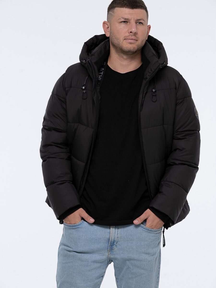 Vyriška žieminė striukė - juoda