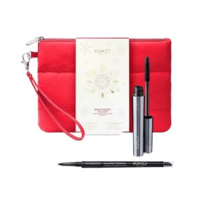 photoroom_20251124_155004 KIKO MILANO Snow-Kissed Holiday Skiglam Black Duo Eyes – akių makiažo dovanų rinkinys