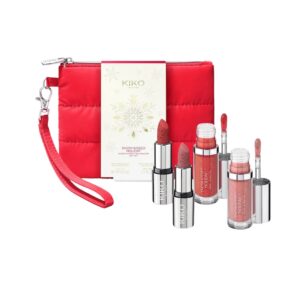 KIKO MILANO Snow-Kissed Holiday Never Without You Mini Lips Gift Set – mini lūpų rinkinys
