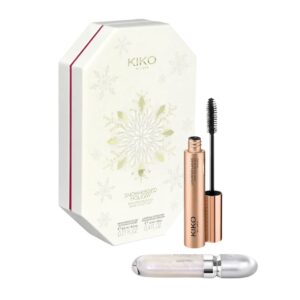 photoroom_20251124_160333 KIKO MILANO Snow - Kissed Holiday Mountain Buddies Make Up Gift Set – makiažo rinkinys akims ir lūpoms