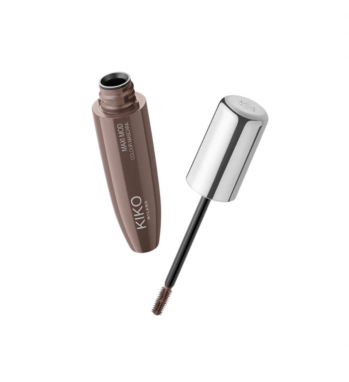 photoroom_20251205_111937 KIKO MILANO Maxi Mod Colour Mascara 02 – rudas blakstienų tušas