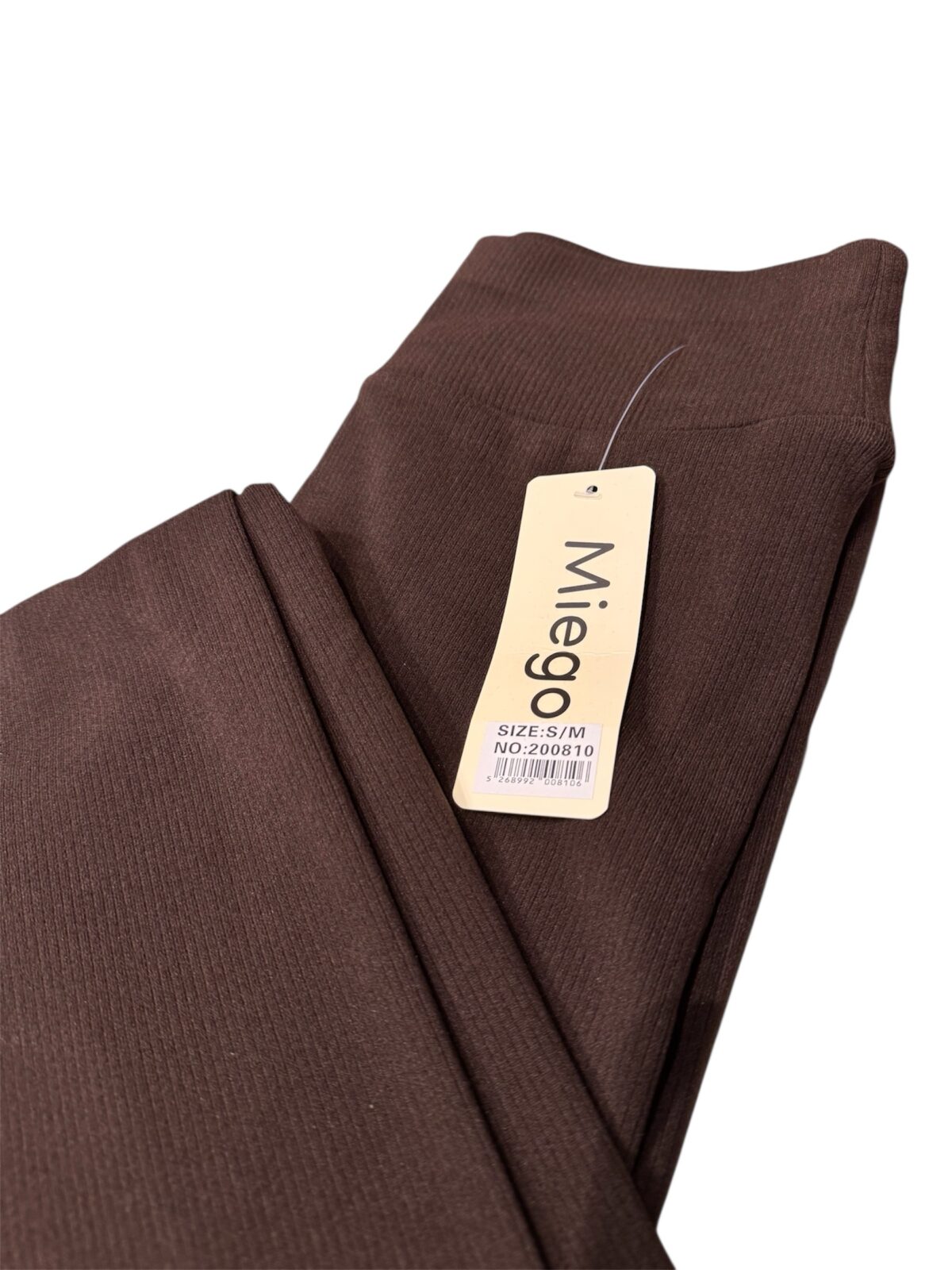 photoroom_20251209_150822-2 Šiltos MIEGO tamprės su pėdos juostele - rudos