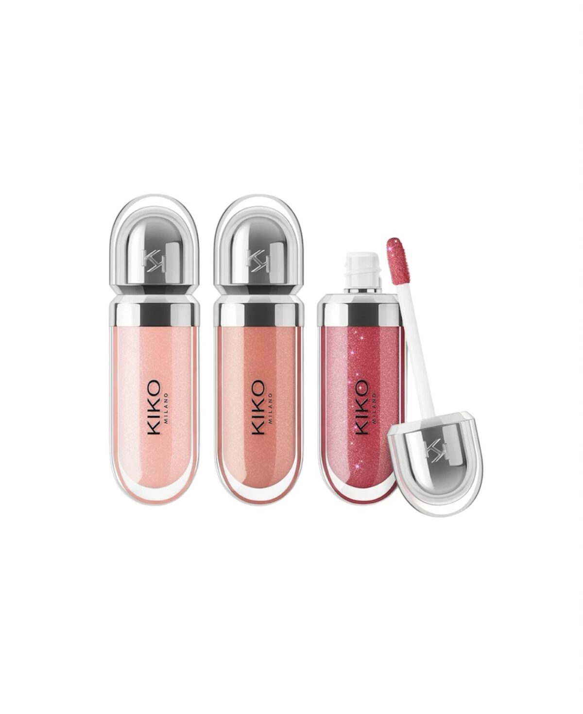 KIKO MILANO HYDRA Glossy Lip Set 03 – lūpų blizgių rinkinys