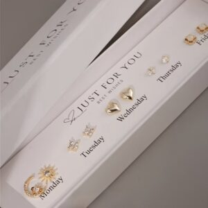 Auskarų rinkinys 5 darbo dienoms