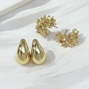 screenshot-794 LADY COCO auksinės spalvos auskarų rinkinys (2 poros)