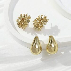 screenshot-791 LADY COCO auksinės spalvos auskarų rinkinys (2 poros)