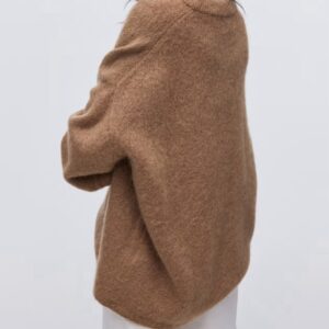 Purios tekstūros oversize megztinis