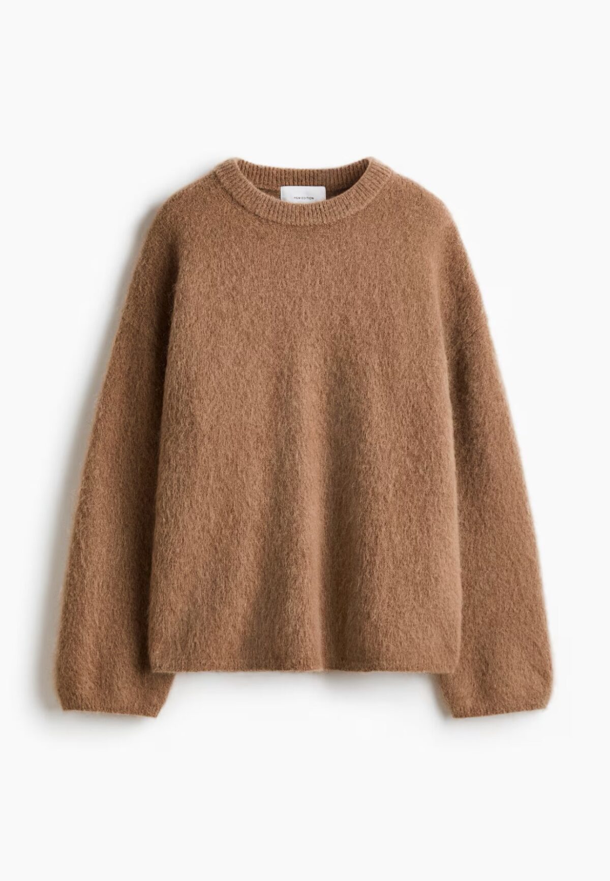 Purios tekstūros oversize megztinis