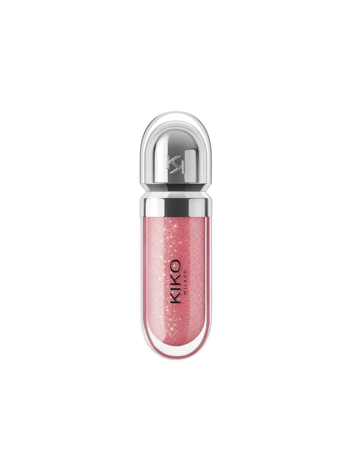 KIKO MILANO 3D Hydra Lipgloss 17 – drėkinamasis lūpų blizgis („Pearly Mauve“)