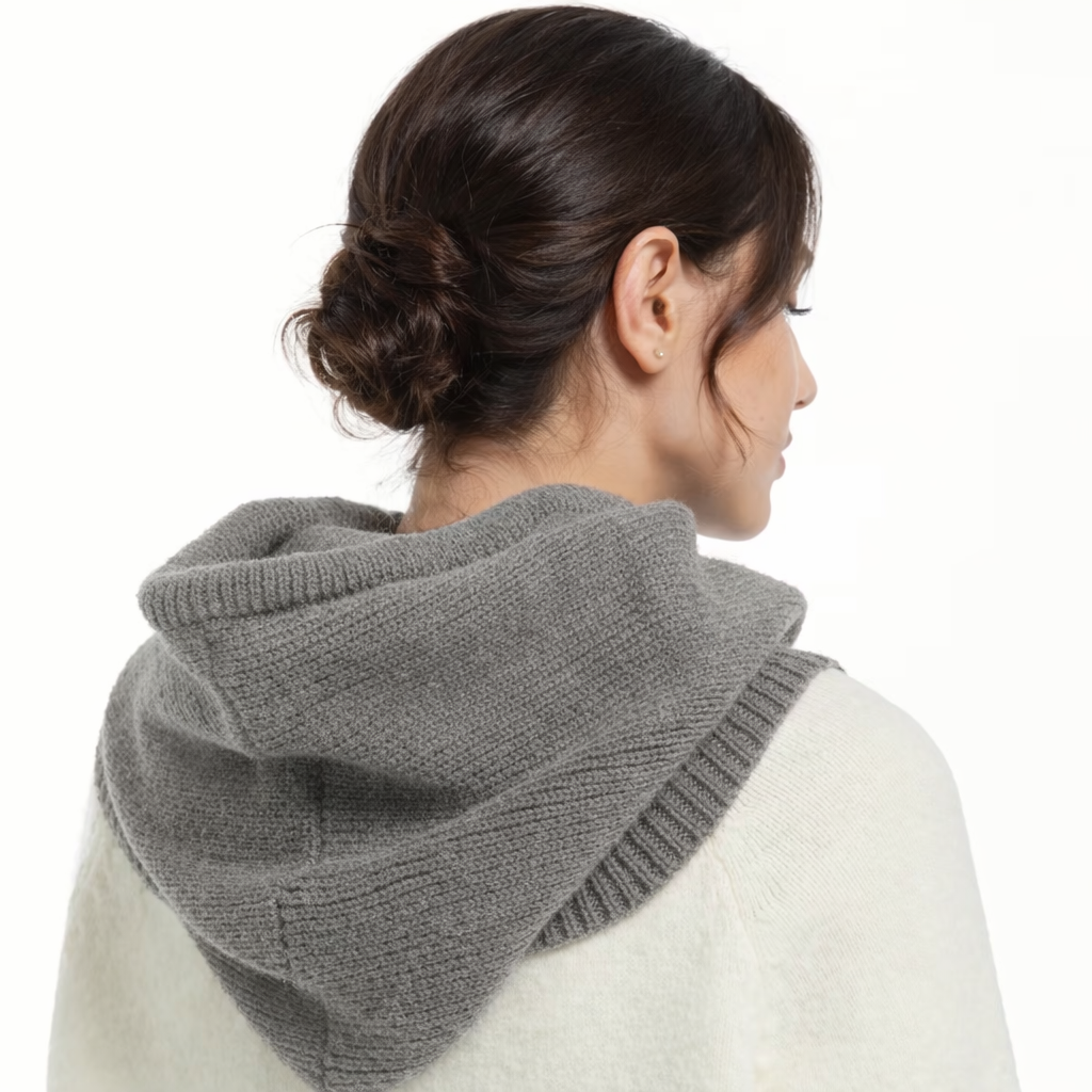 Megzta kepurė–šalikas (balaklava)